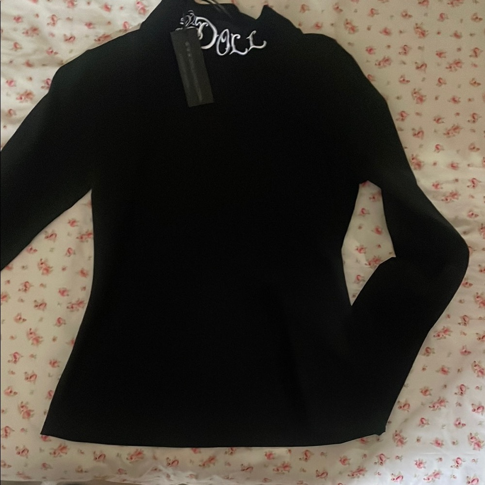 Black Long Sleeve Top
